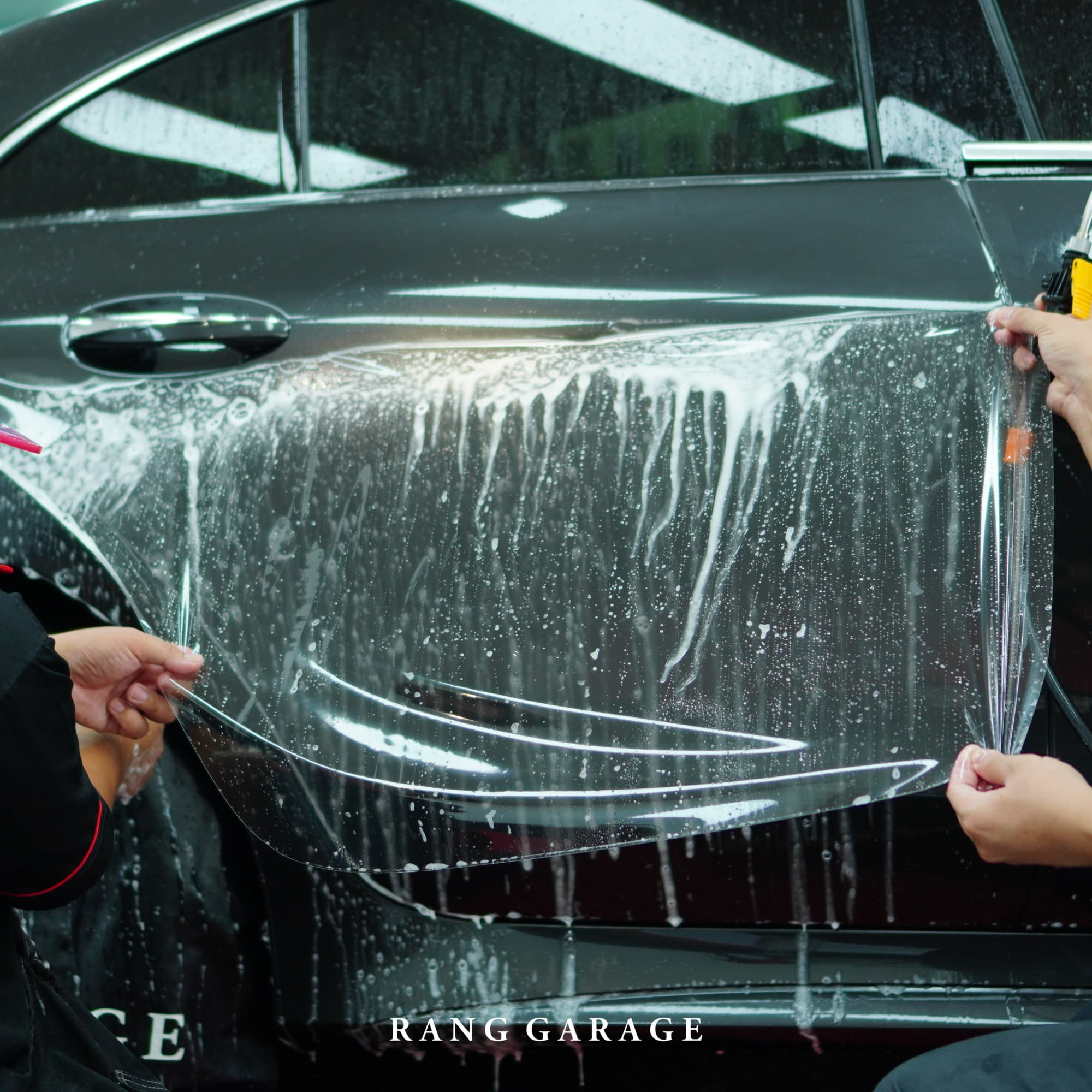 ฟิล์มใสกันรอย PPF ที่ Rang Garage จันทบุรี