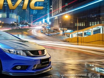 HONDA CIVIC ขัดเคลือบแก้ว