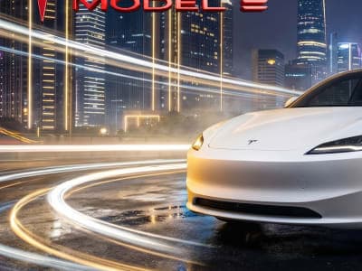 Tesla Model 3 ติดฟิล์มด้าน
